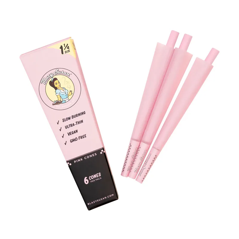 Blazy Susan - Cones - 1 1/4 (Pink) (6pk)