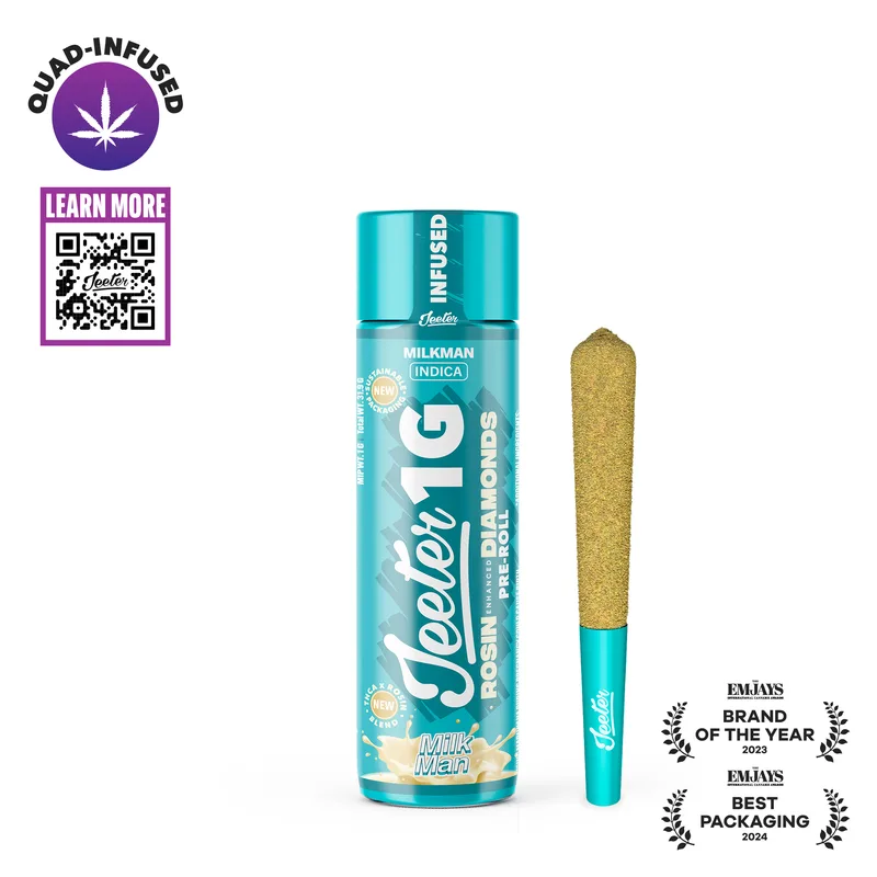 Jeeter 1g Quad Infused Preroll - Milkman
