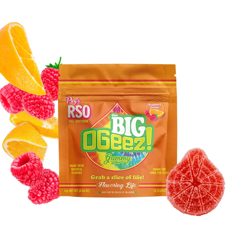Raspberry Orange Rso Big Gummy