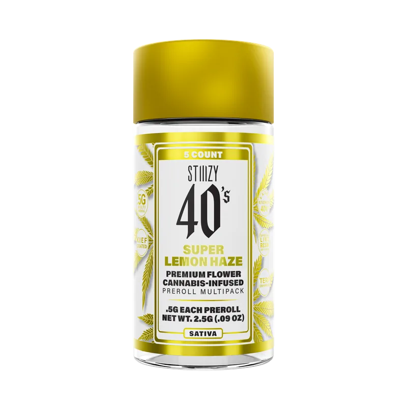 STIIIZY 40'S 2.5g Infused Pre-Roll Multipack - Super Lemon Haze