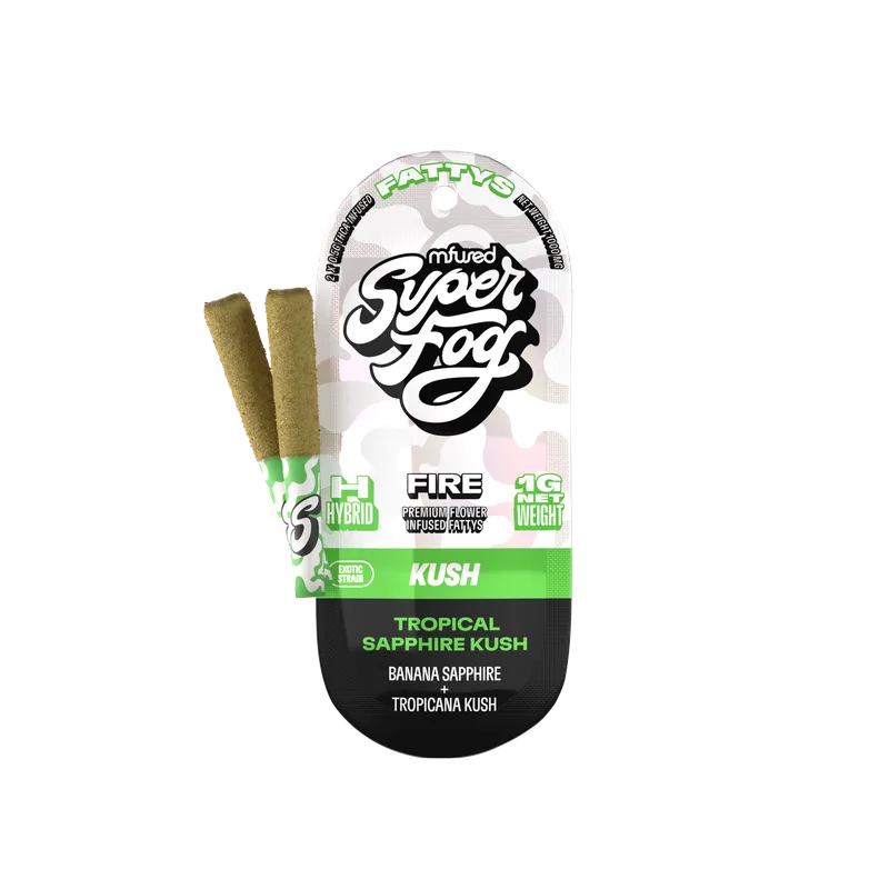 Mfused Super Fog - Fire Fattys - Infused Preroll 2pk - I-95 Cookies (H) (1.0g)