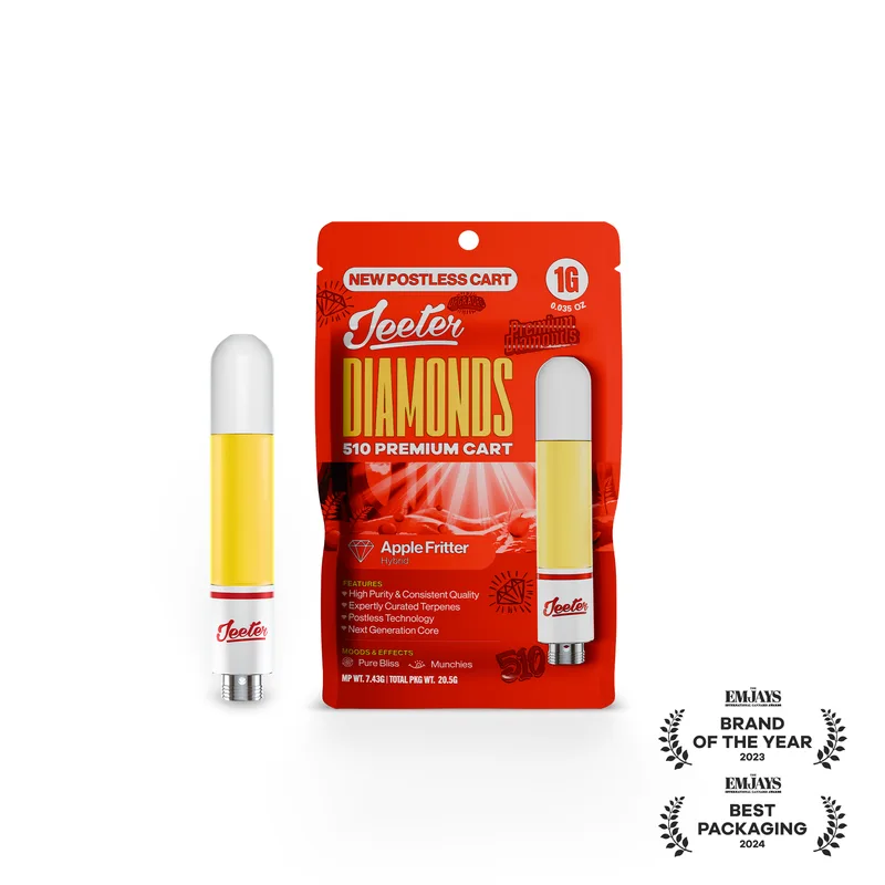 Jeeter - Postless Cartridge Liquid Diamonds - Apple Fritter (H) (1.0g)