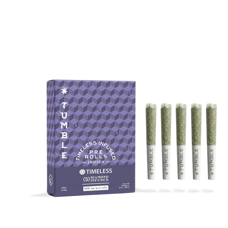 Timeless - Tumble Travelers - Infused Prerolls 5pk - Alien Technology (I) (2.5g)