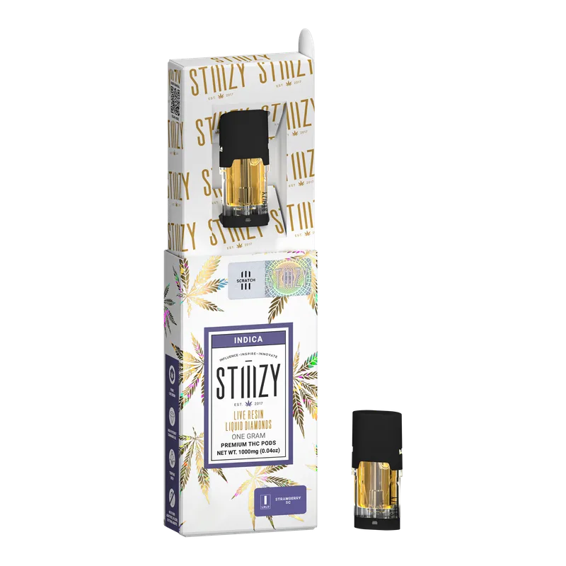 Stiiizy - Pod Liquid Diamonds - Strawberry SC (I) (1.0g)