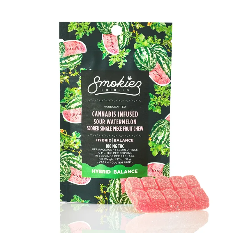 Watermelon Sour Gummies 1pk