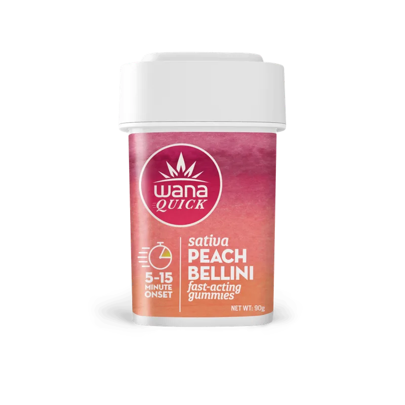 Wana 100mg 10pk - Peach Bellini