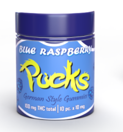 Pucks - Gummies - Blue Raspberry (H) (100mg)