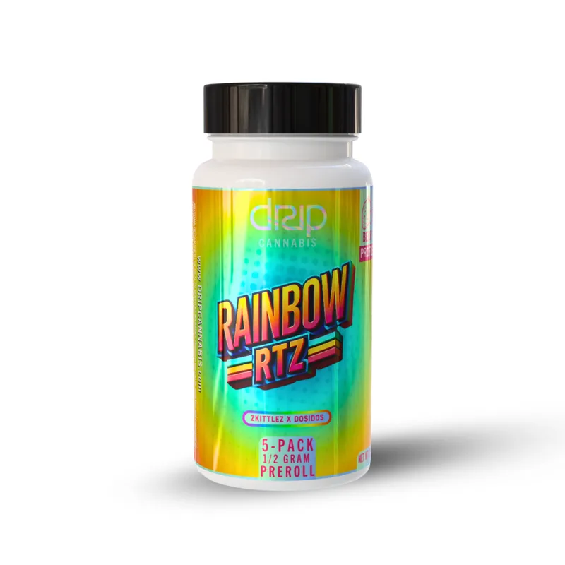 Drip Top Shelf Pre-roll 2.5g (5pk) - Rainbow RTZ
