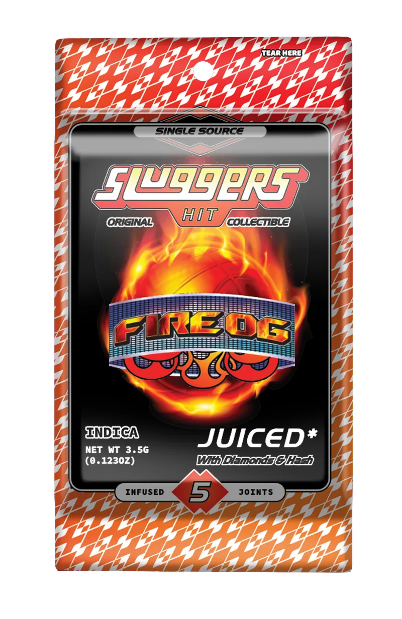 Sluggers 5pk Infused Pre-Rolls 3.5g - Fire OG