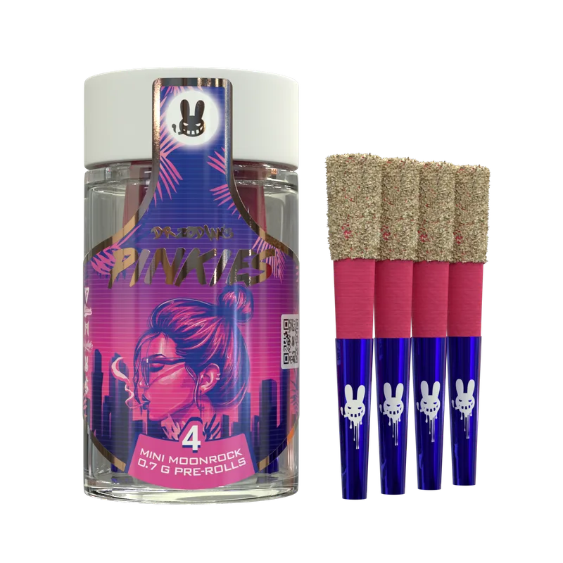 Dr. Zodiak's Moonrock Infused Preroll .7g (4pk) - Pinkies
