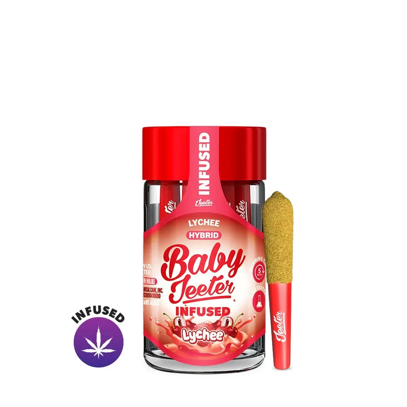 Lychee Baby Jeeter Infused Pre-Roll 5-pack | 2.5g