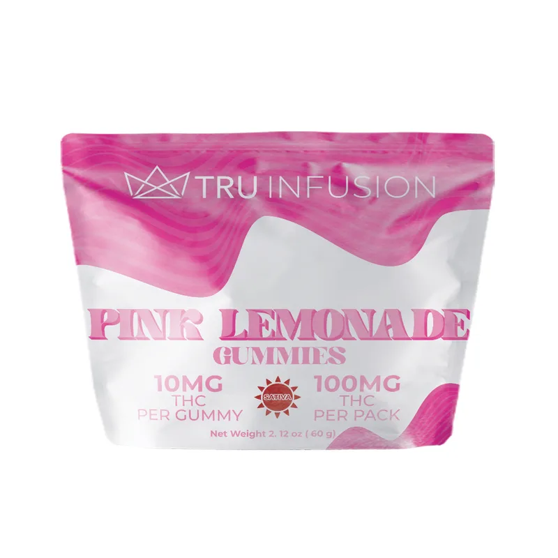 TRU Infusion Gummies 100mg - Pink Lemonade