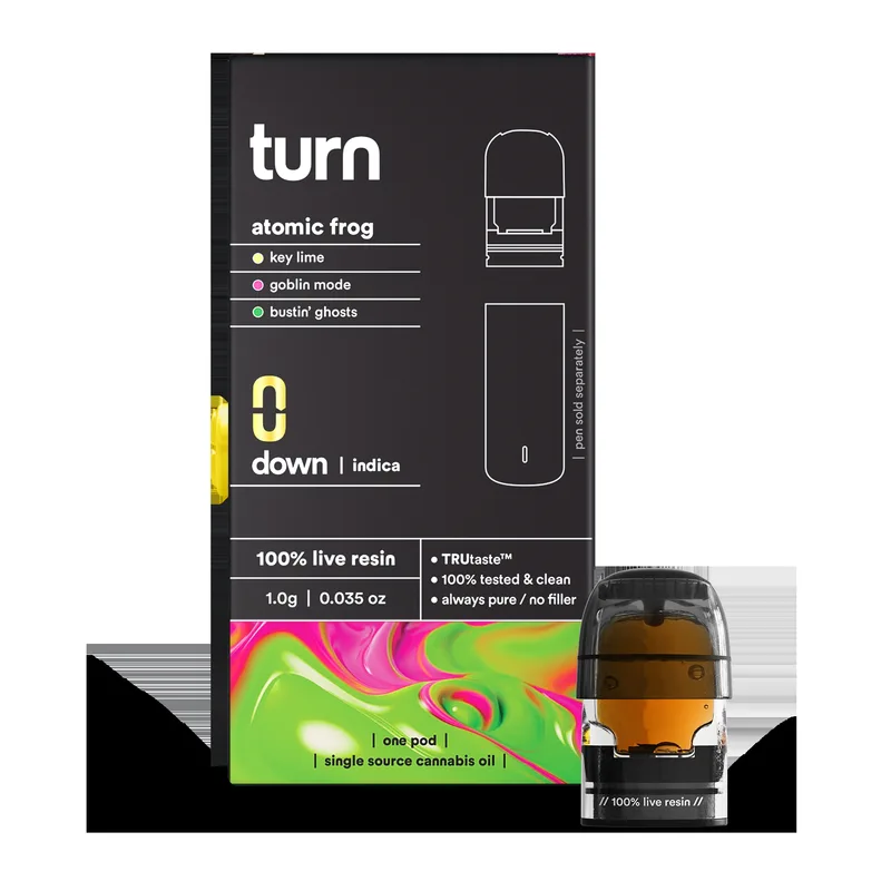 Turn TURN DOWN LRE Pod 1g - Atomic Frog