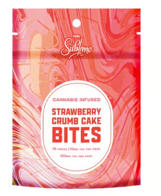 Feel Sublime 100mg - Strawberry Crumb