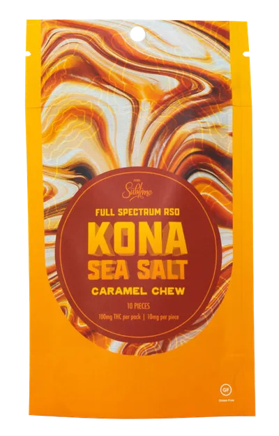 Sublime - RSO Caramel Chews Kona Sea Salt (H) (100mg)