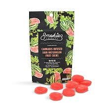 Smokiez Sour Gummies 100mg (10pk) - Watermelon