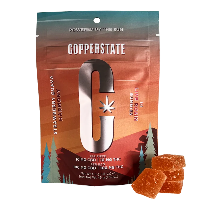 Strawberry Guava 1:1 Live Rosin Gummies