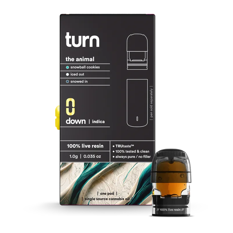Turn TURN DOWN LRE Pod 1g - The Animal
