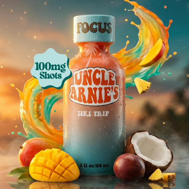 Uncle Arnie's - Cannabis Infused Beverage 4:1 - Tiki Trip (2oz) (100mg THC/25mg CBG)