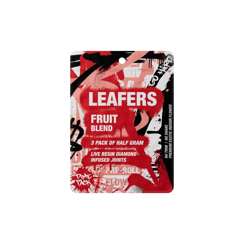 Leafers LR Diamond Infused Pre-Roll 3pk 1.5g - Fruit Blend
