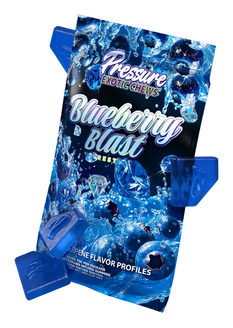 Pressure - Gummies - Blueberry Blast (H) (100mg)