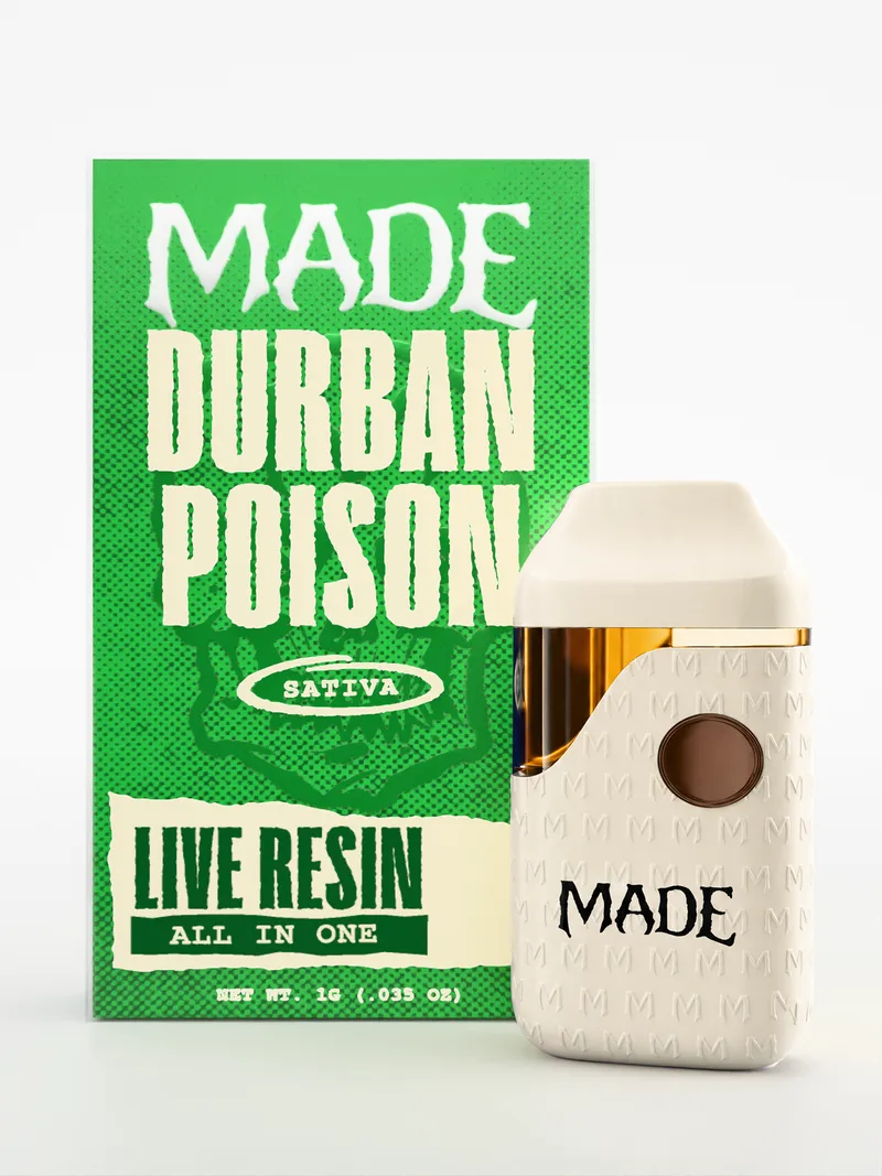 MADE LRE AIO Disposable 1g - Durban Poison