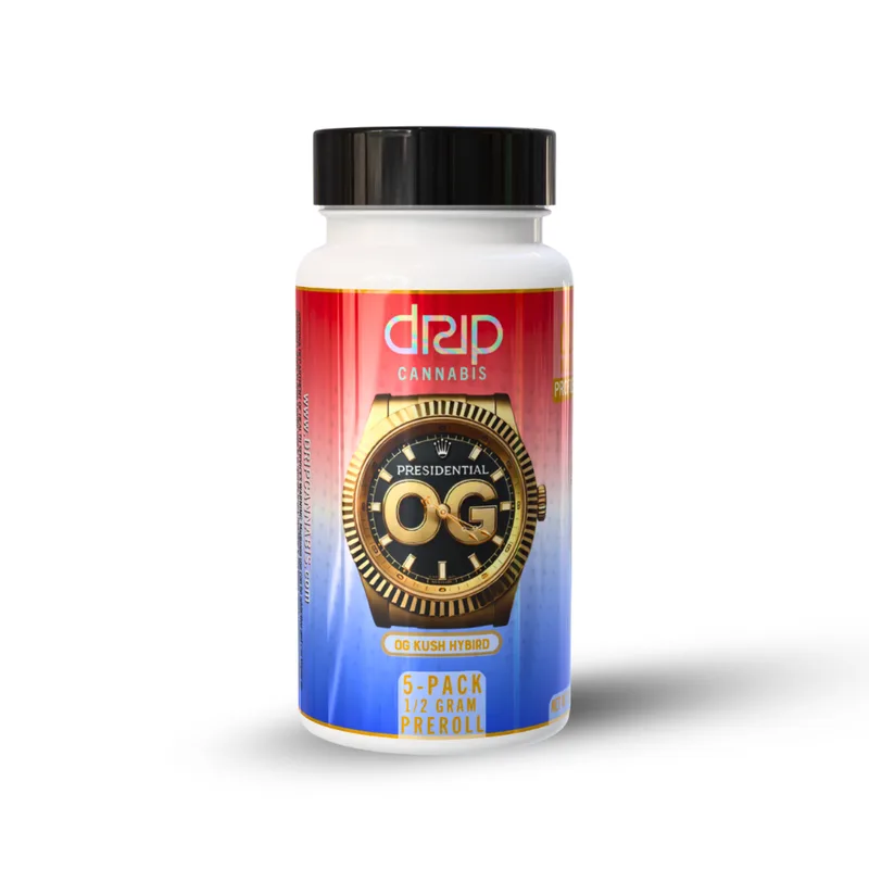 Drip - Prerolls 5pk - Presidential OG (I) (2.5g)