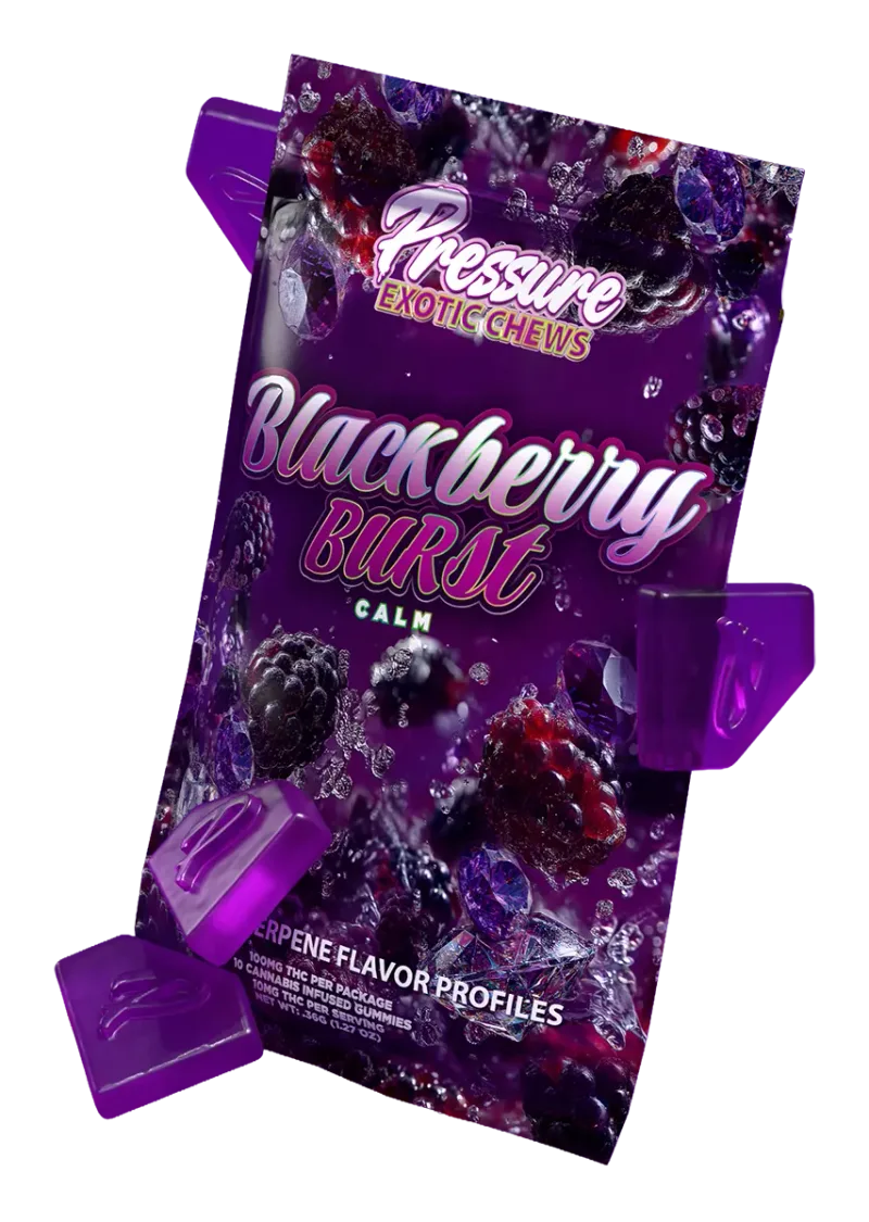 Pressure - Gummies - Blackberry Burst (H) (100mg)