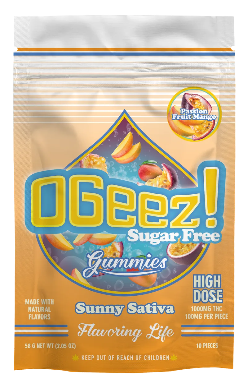OGeez! - Gummies - Sugar Free - Mango Passionfruit (S) (1000mg)