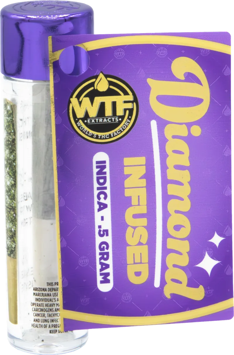 WTF - Diamond Infused Preroll - Grape Clouds (I) (0.5g)