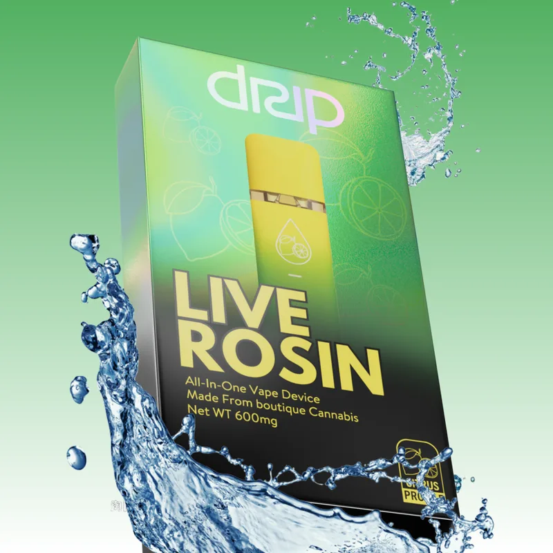 Drip 0.6g AIO Live Rosin - Cherry Paloma