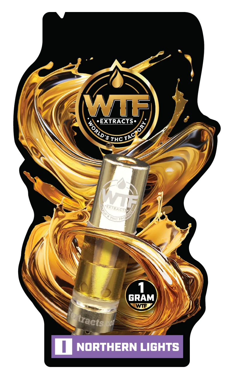 WTF Extracts 1g Distillate Cartridge - Northern Lights
