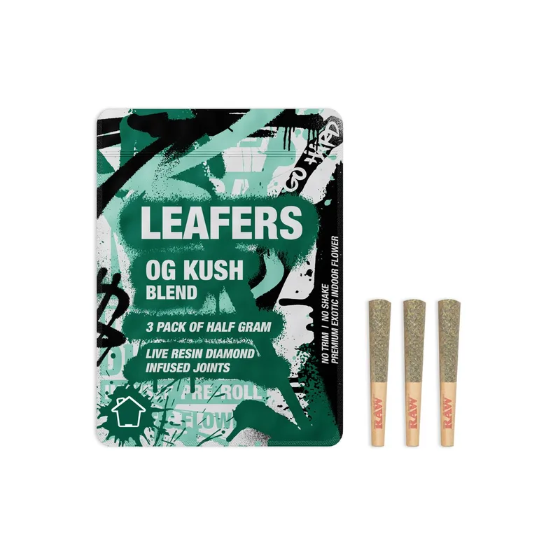 OG Kush Blend Diamond-Infused (3-pack of .5g joints)