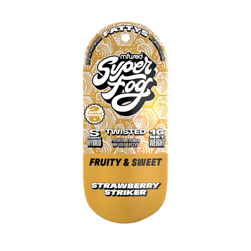 Mfused 1g Infused Pre-Roll 2pk - Strawberry Striker