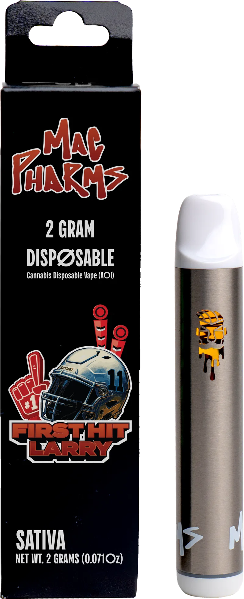 Mac Pharms 2g Disposable - First Hit Larry