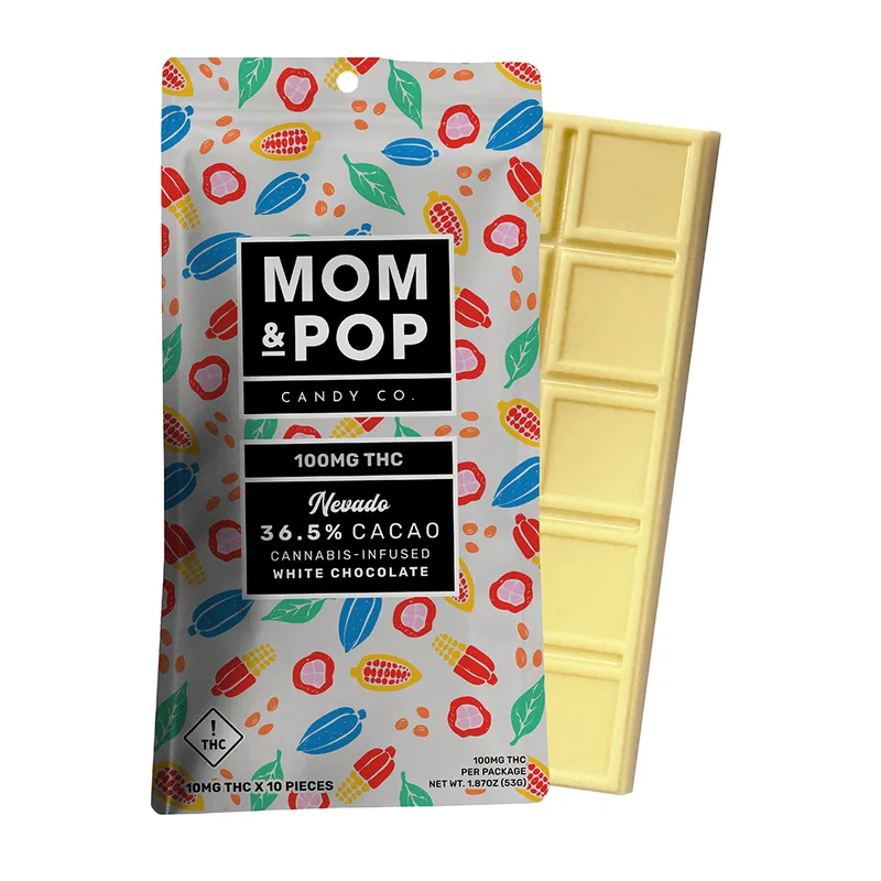 Mom & Pop Candy Co. 100mg - White Chocolate Bar