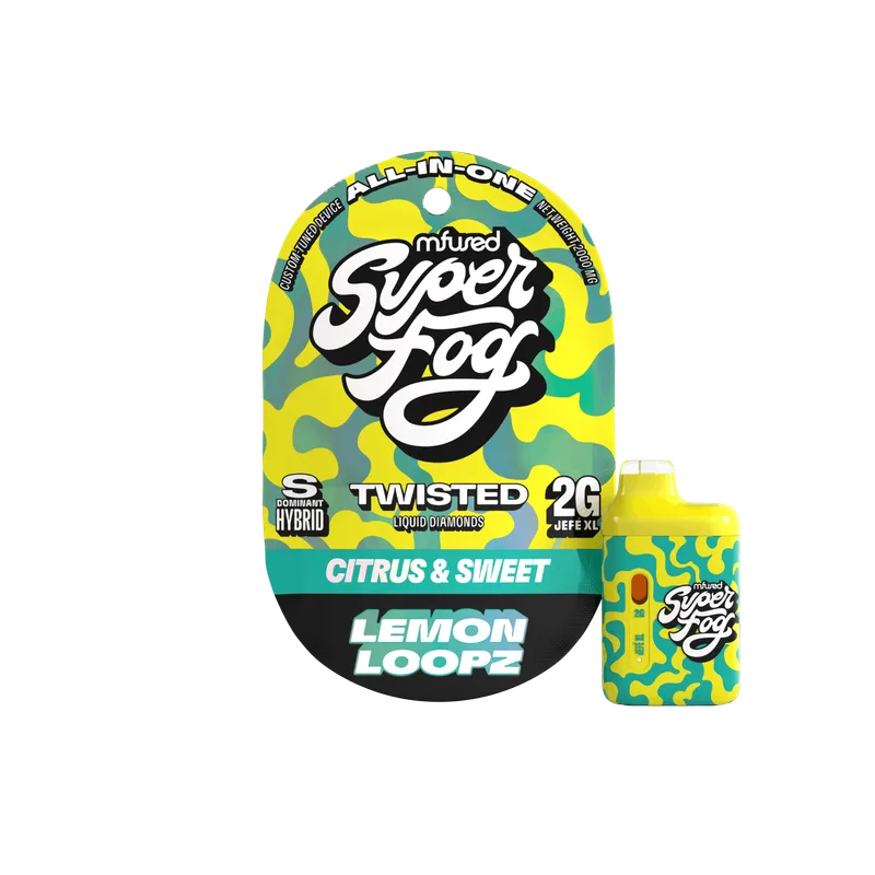 Mfused Super Fog 2g Twisted Jefe XL Plus AIO Liquid Diamonds - Lemon Loopz