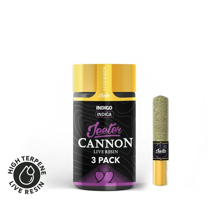 Indigo Live Resin Pre-Roll | 3 x 0.5g
