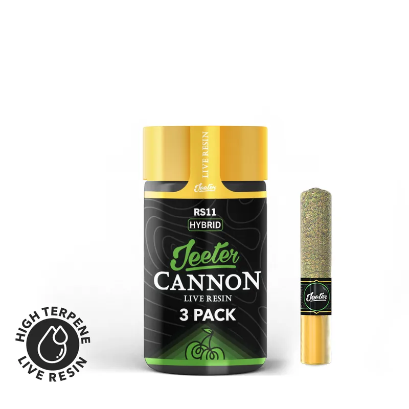 RS11 Cannon Live Resin Infused Preroll 3 Pack