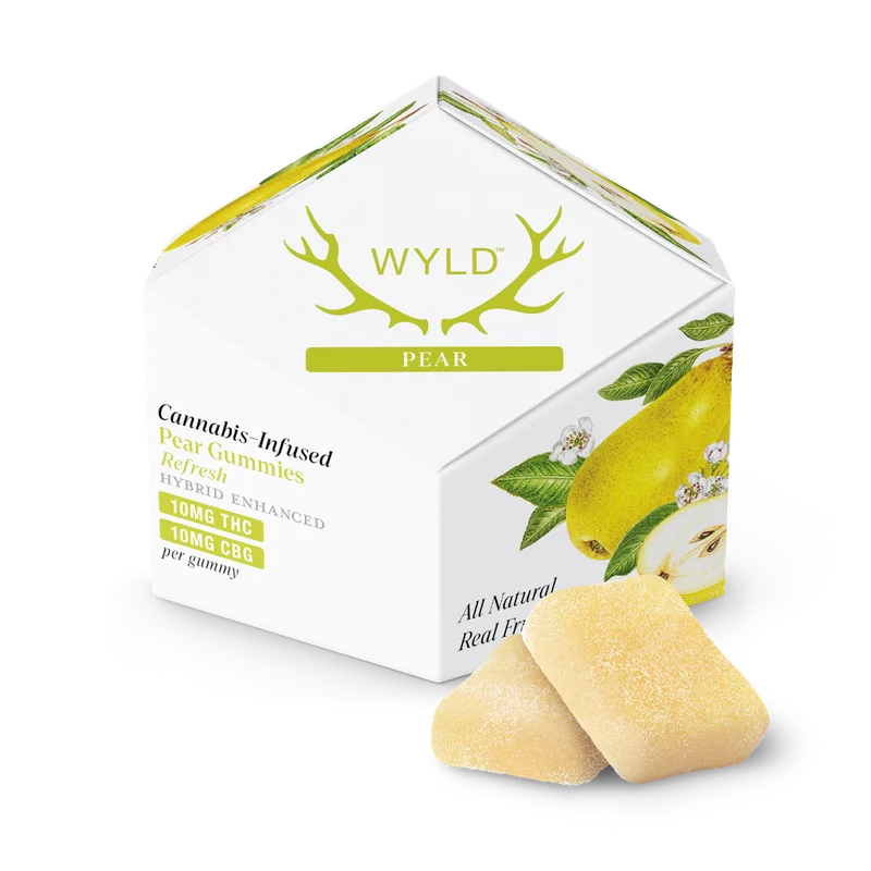 Pear 1:1 CBG + Hybrid Enhanced Gummies | 100mg