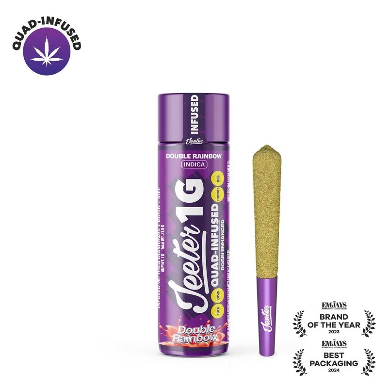 Jeeter 1g Infused Pre-Roll - Double Rainbow
