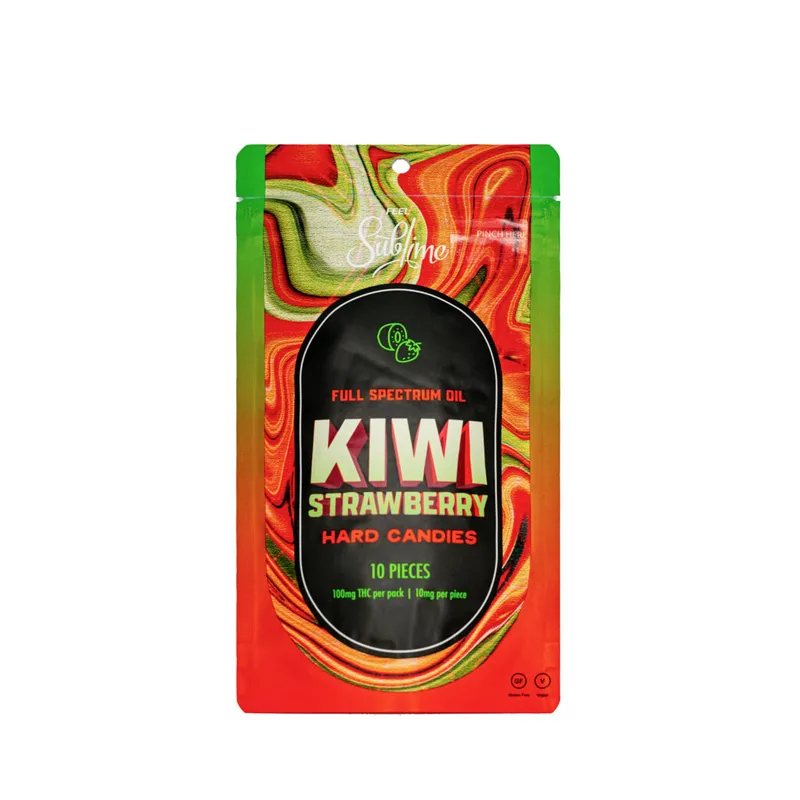 Sublime 100mg RSO Hard Candies - Kiwi Strawberry