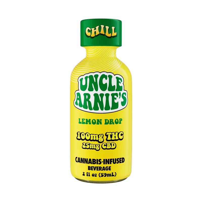 Uncle Arnie's - Cannabis Infused Beverage 4:1 - Lemon Drop (2oz) (100mg THC/25mg CBD)