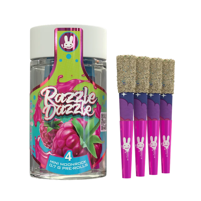Dr. Zodiak's Moonrock Infused Preroll .7g (4pk) - Razzle Dazzle