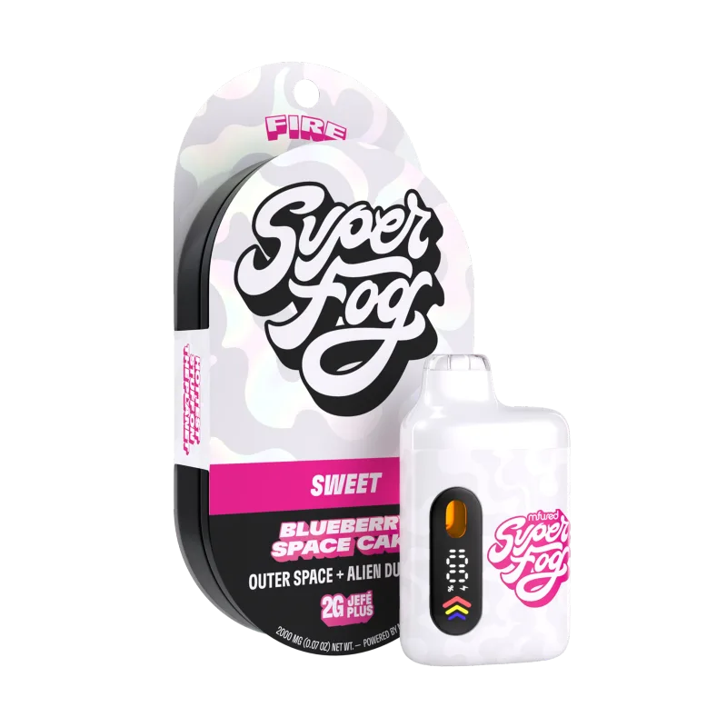 Mfused Super Fog - Fire Jefe XL Plus - AIO Liquid Diamonds - Blueberry Space Cake (I) (2.0g)