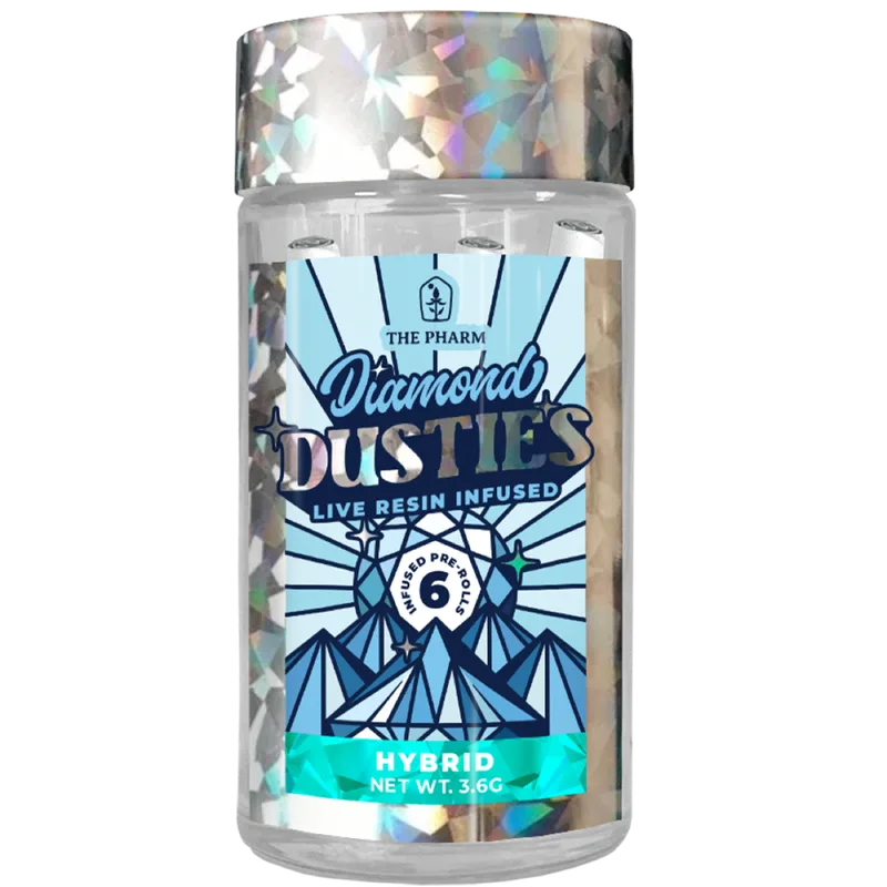 Dusties - Diamond Infused Prerolls 6pk - Emerald (H) (3.6g)