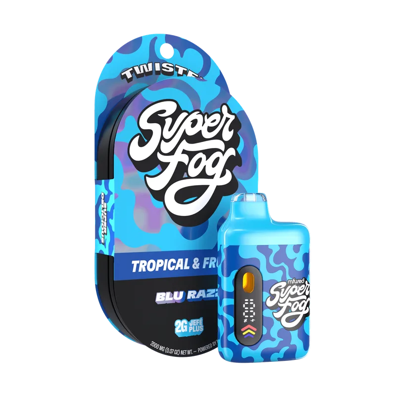 Mfused Super Fog 2g Twisted Jefe XL Plus AIO Liquid Diamonds - Blu Razz