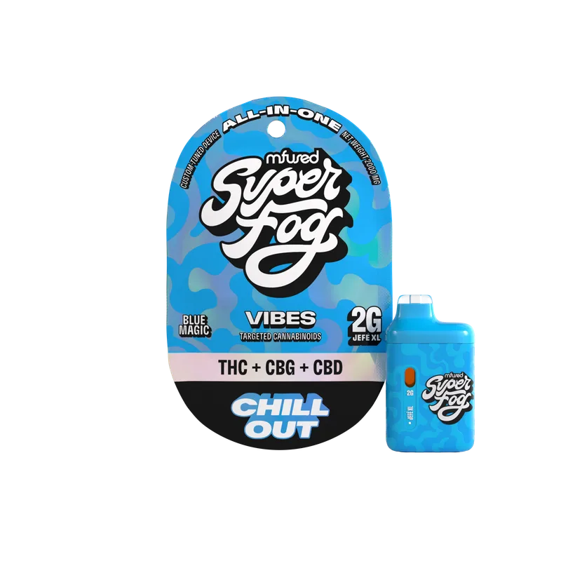 Mfused Super Fog - Vibes Jefe XL - AIO Liquid Diamonds - Chill Out Blue Magic (I) (2.0g)