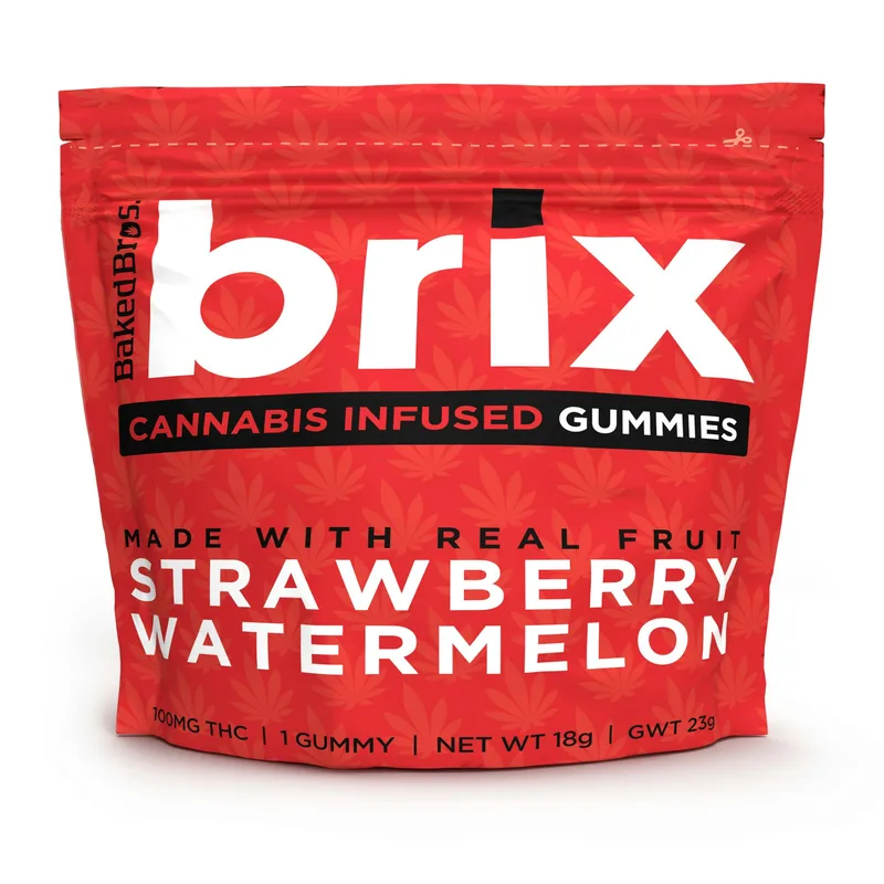 brix 100mg 1pk - Strawberry Watermelon